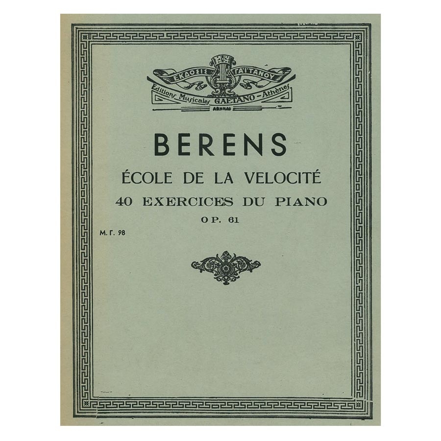 Berens - 40 Exercices Du Piano Op.61
