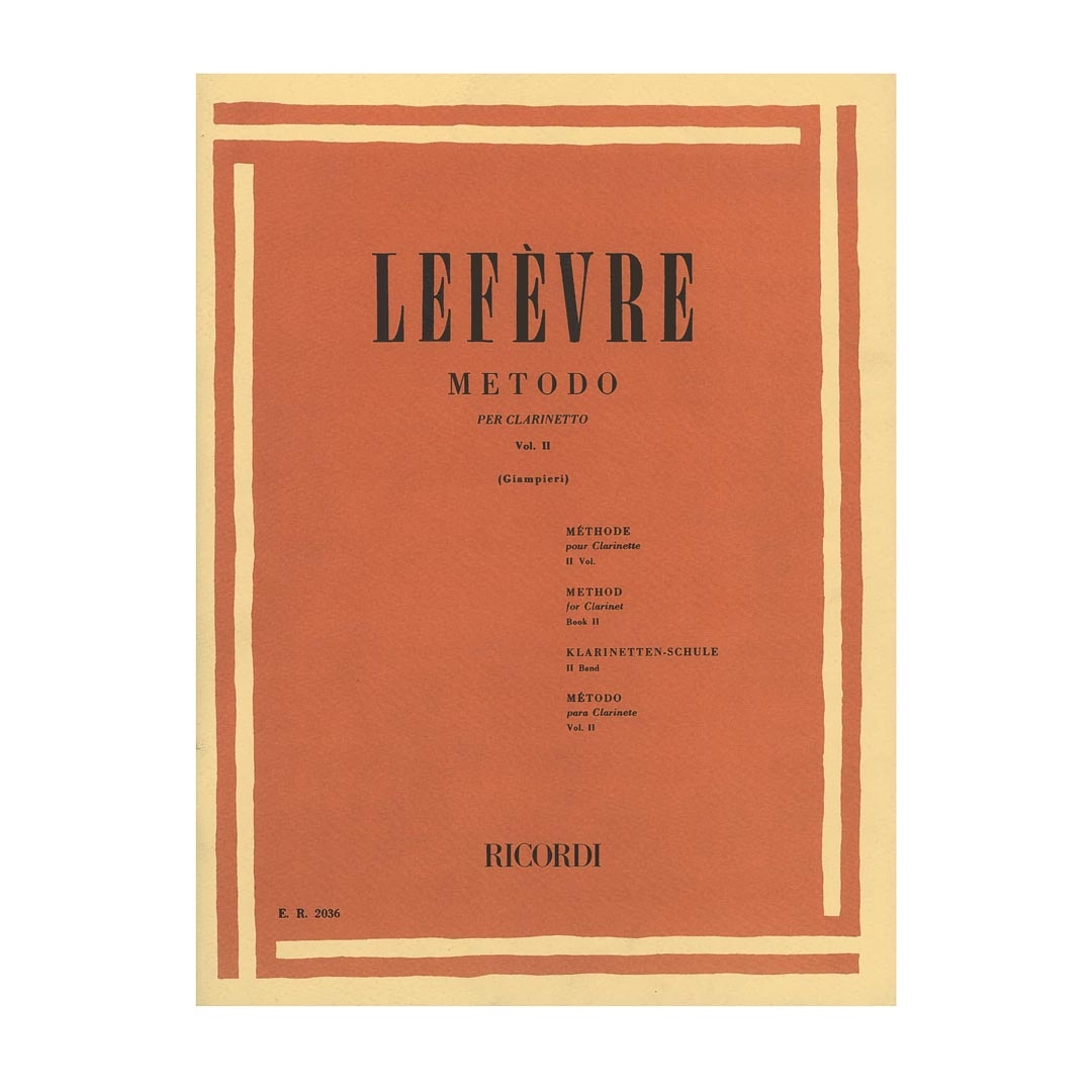 Lefevre - Metodo per Clarinetto  Vol.2
