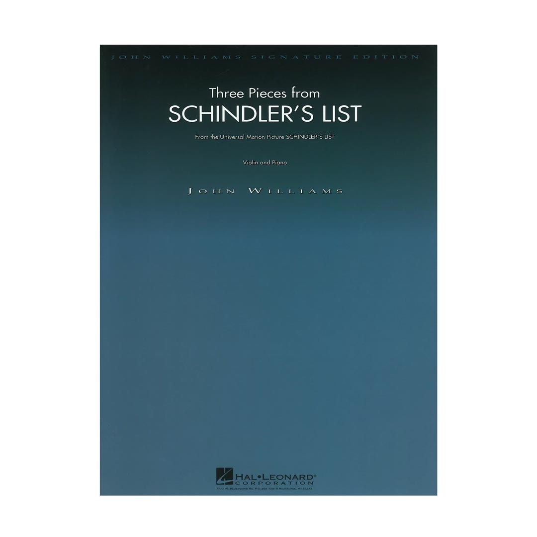 Three Pieces from Schindler's List for Violin & Piano