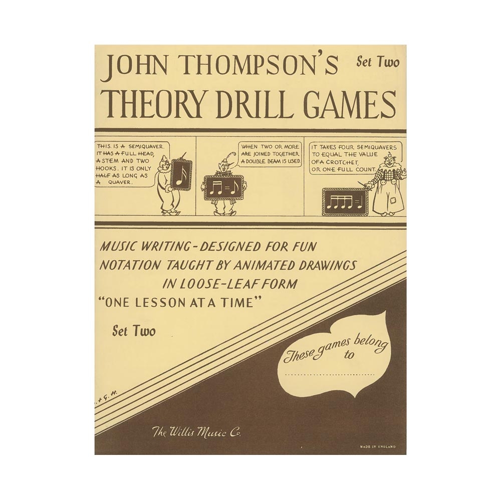John Thompson's - Theory Drill Games, Set Two