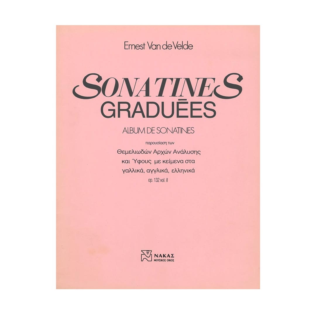 Van De Velde - Sonatines Graduees  Op.132 Vol.2