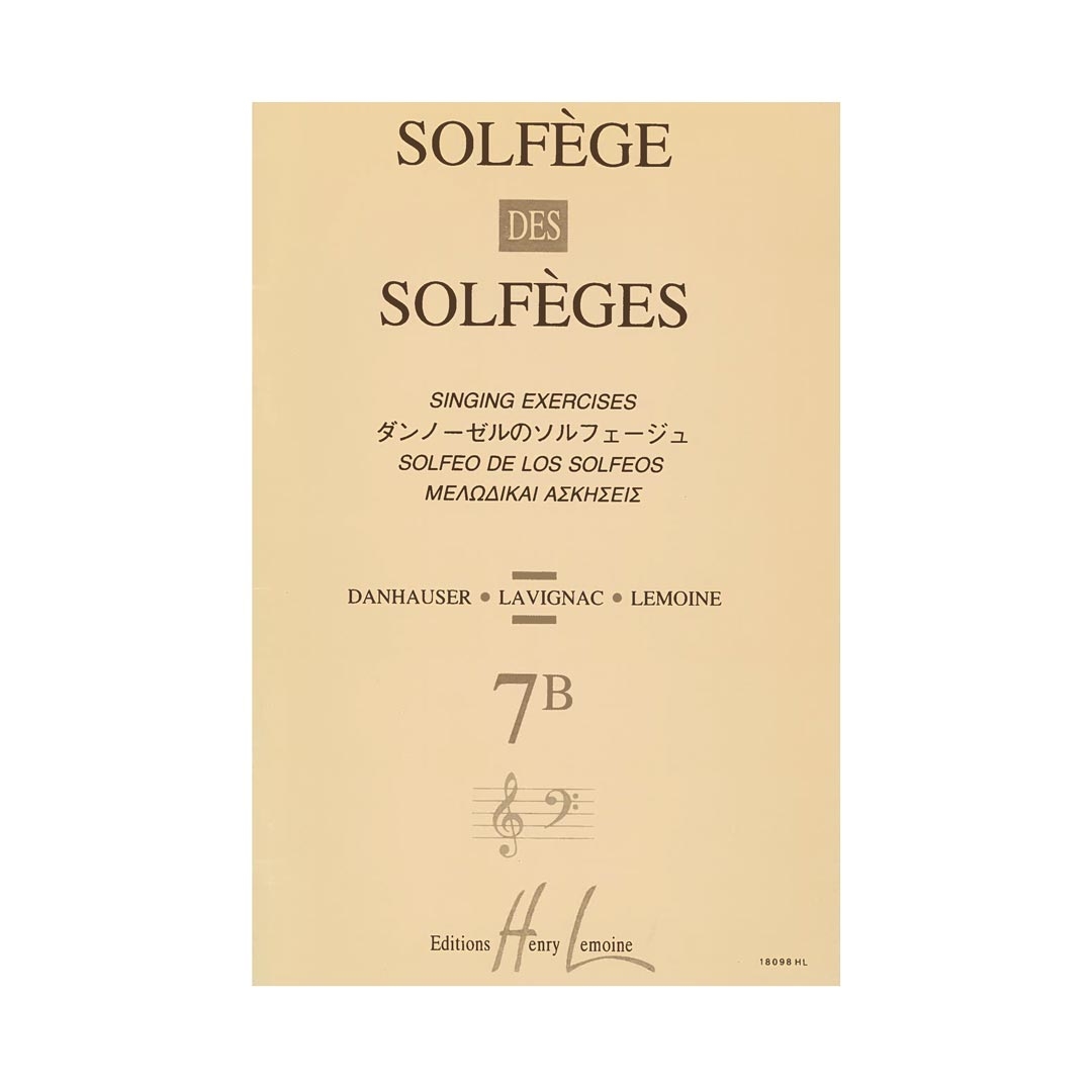 Solfege Des Solfeges, Vol.7B