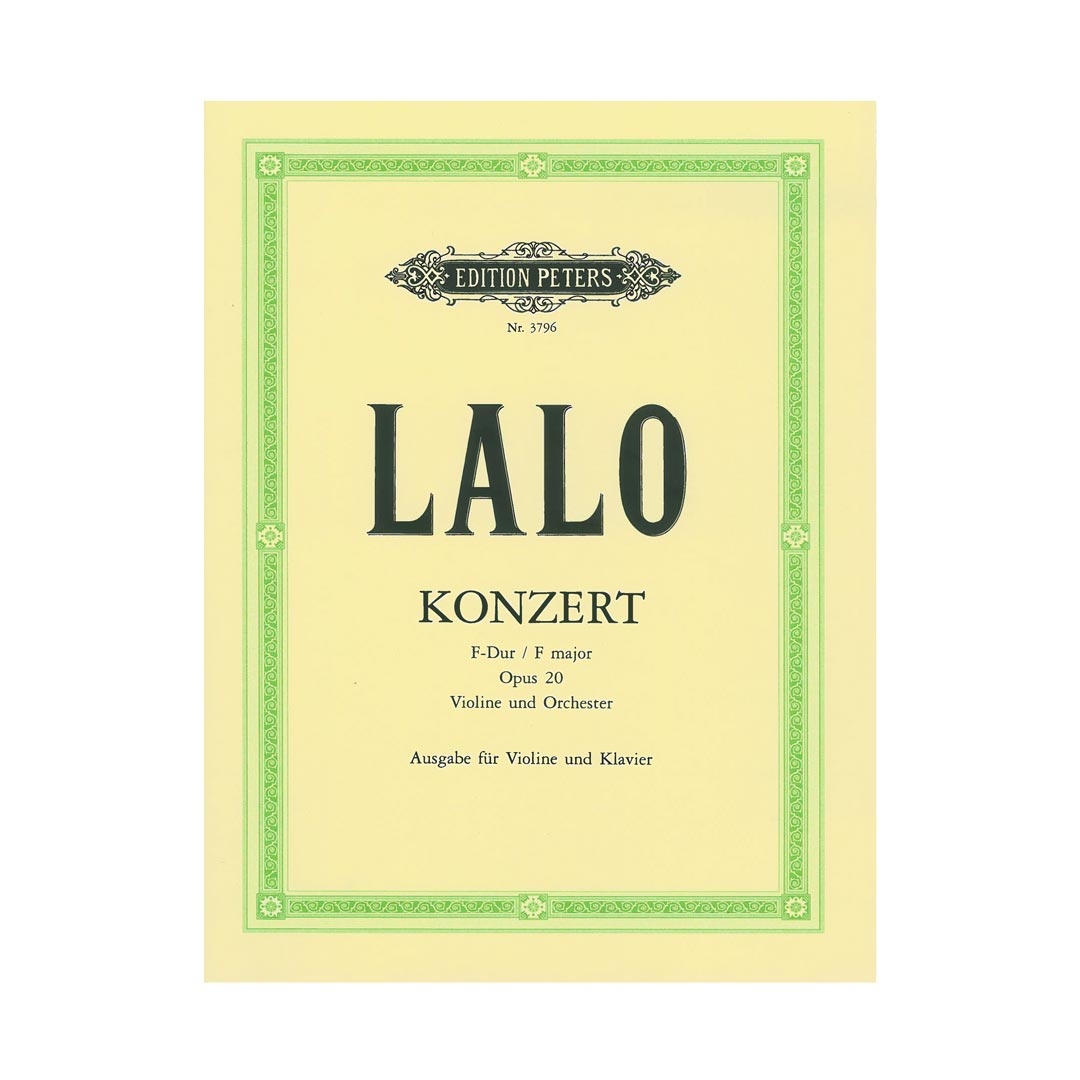 Lalo - Concerto No.1 in F Major, Op. 20 for Violin and Piano