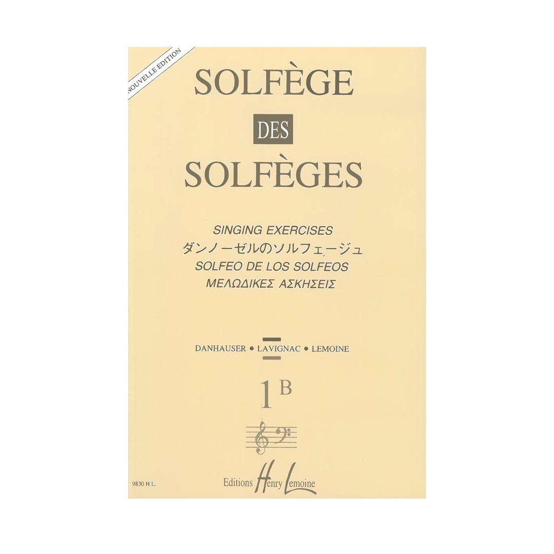 Solfege Des Solfeges, Vol.1B