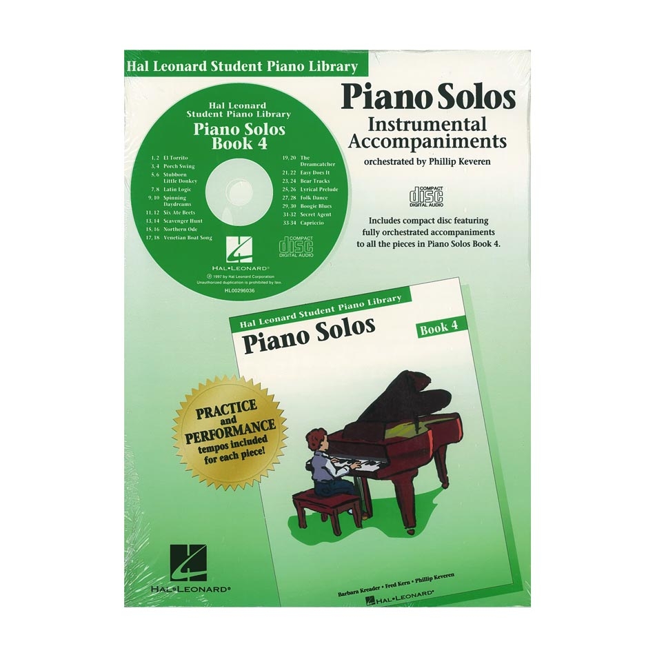 Hal Leonard Student Piano Library - Piano Solos 4 (CD Only)