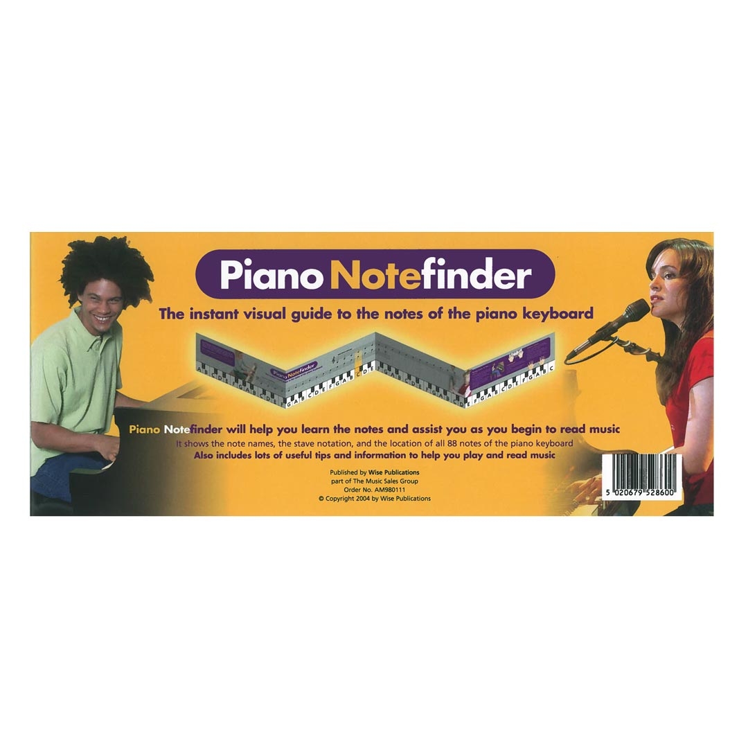 Wise Publications Piano Notefinder - Visual Keyboard Guide