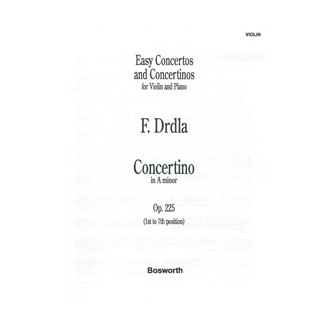 Drdla - Concertino in A Minor for Violin & Piano  Op.225