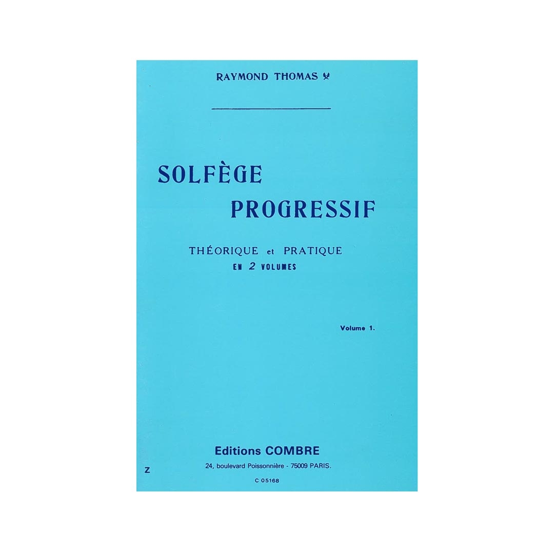 Thomas - Solfege Progressif, Vol.1