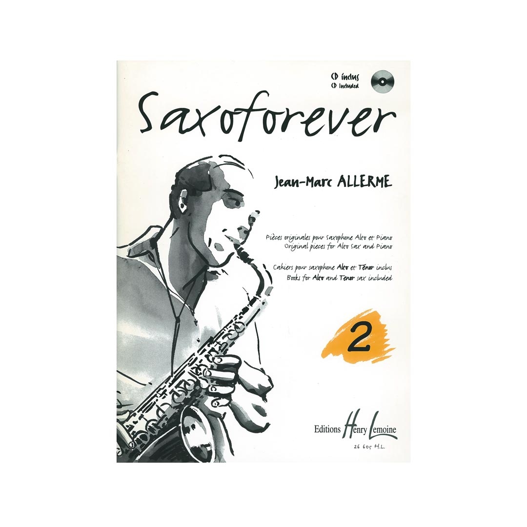 Allerme - Saxoforever  Vol.2 (Alto Sax & Piano) (Book Only)