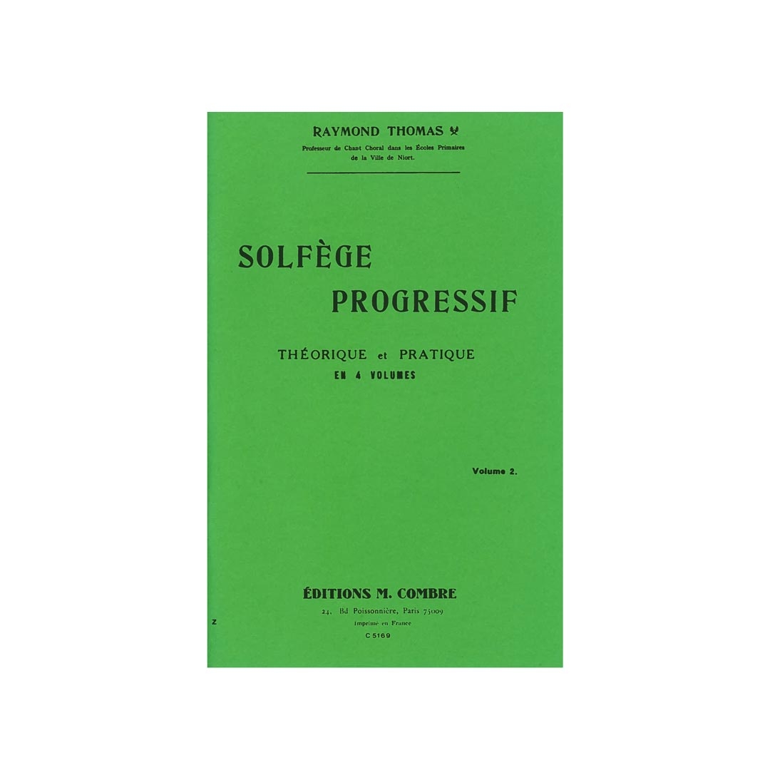 Thomas - Solfege Progressif  Vol.2