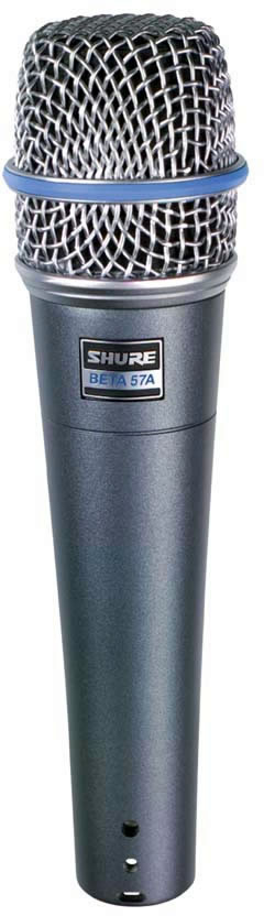 SHURE BETA-57A Hypercardioid Dynamic Microphone