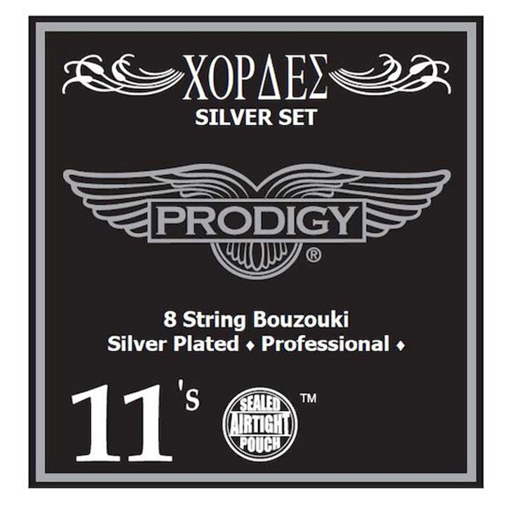 PRODIGY Silver Professional 011-028 Bouzouki 8-String Set