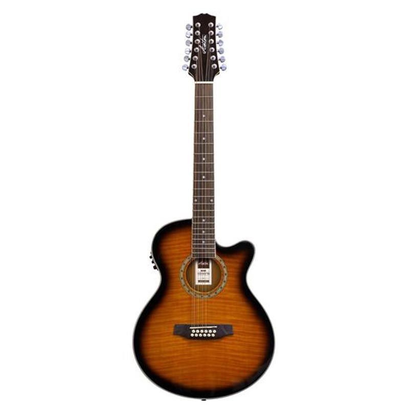 Ashton SL29 12-String Tobacco Sunburst Electric - Acoustic Guitar