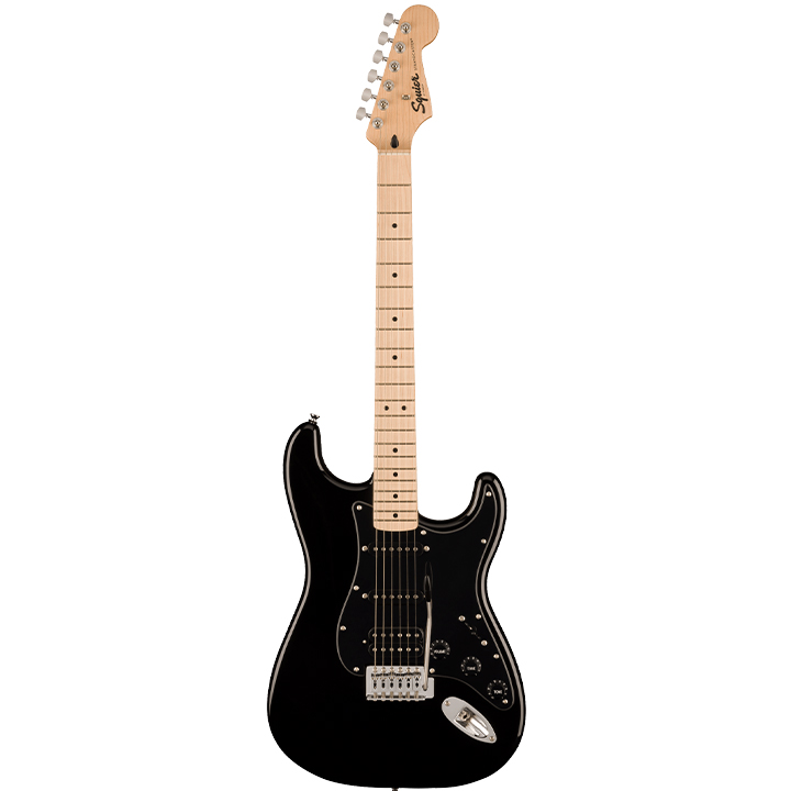 Fender Strat Squier Sonic  M/N HSS Tremolo Black