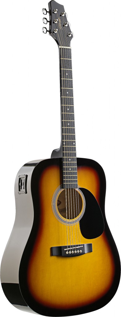 STAGG SW201 Sunburst VT Electric - Acoustic Guitar