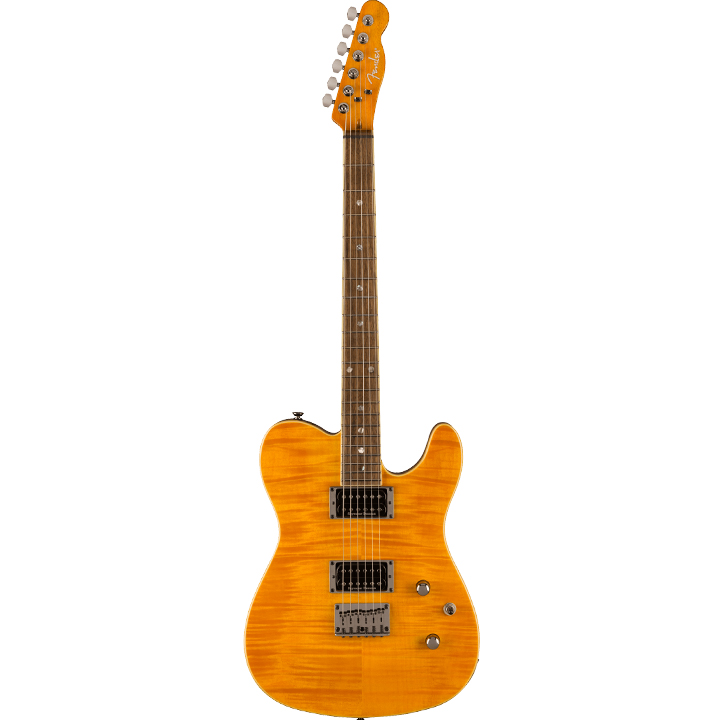 Fender Tele Custom Special Edition HH R/N FMT Amber