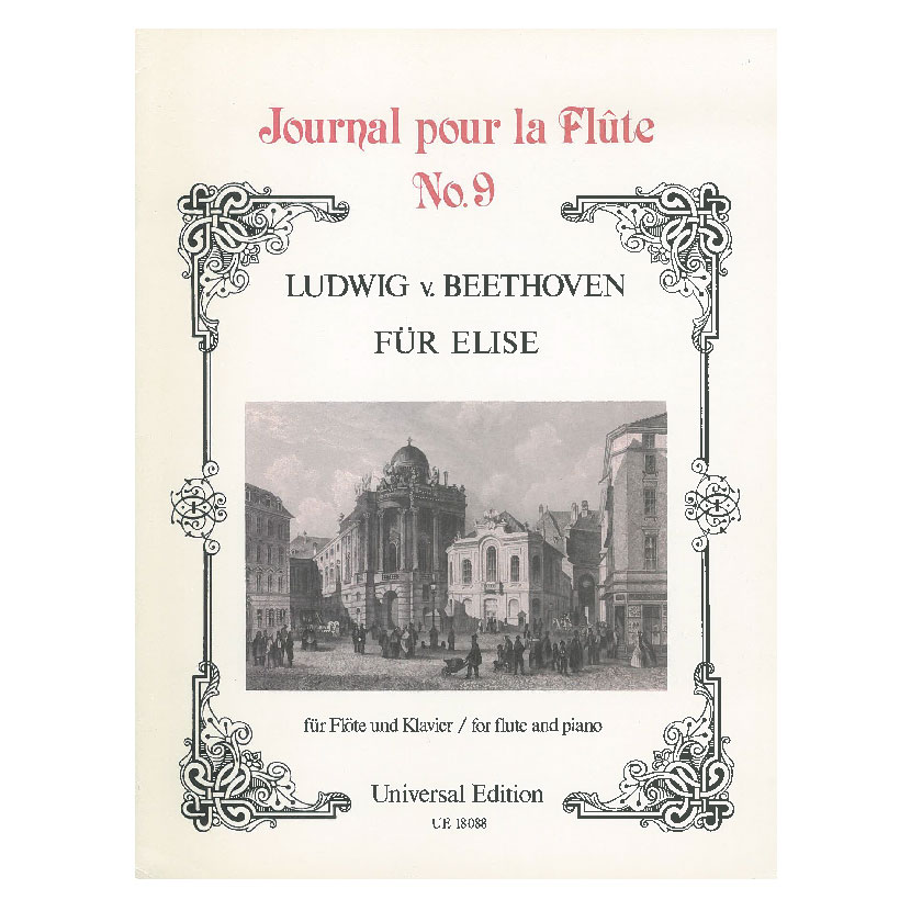 Journal Pour La Flute No.9 - Beethoven, Fur Elise