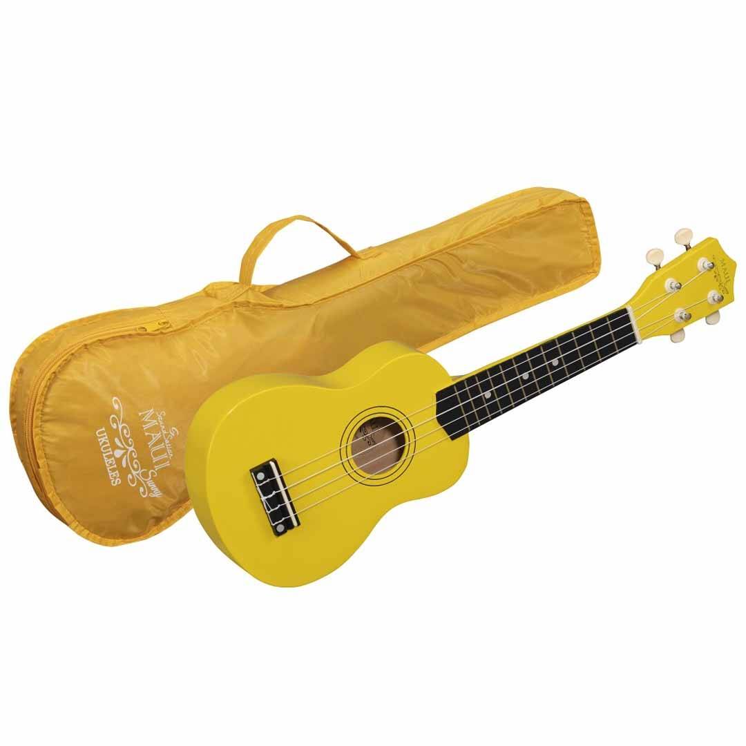SOUNDSATION Maui Sunny 10 Yellow & Gig Bag Soprano