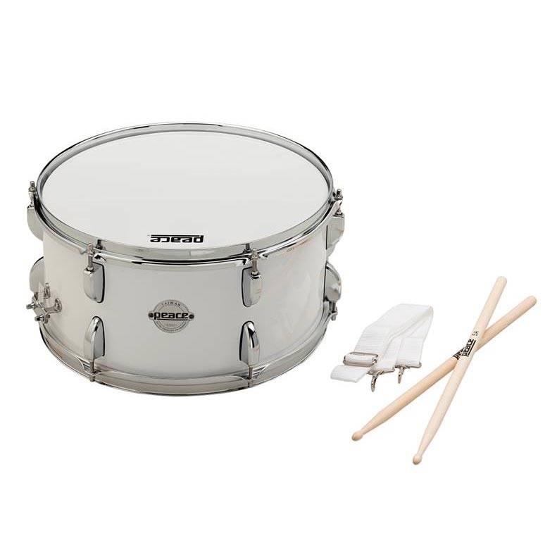 PEACE MD-1407S White Marching Snare