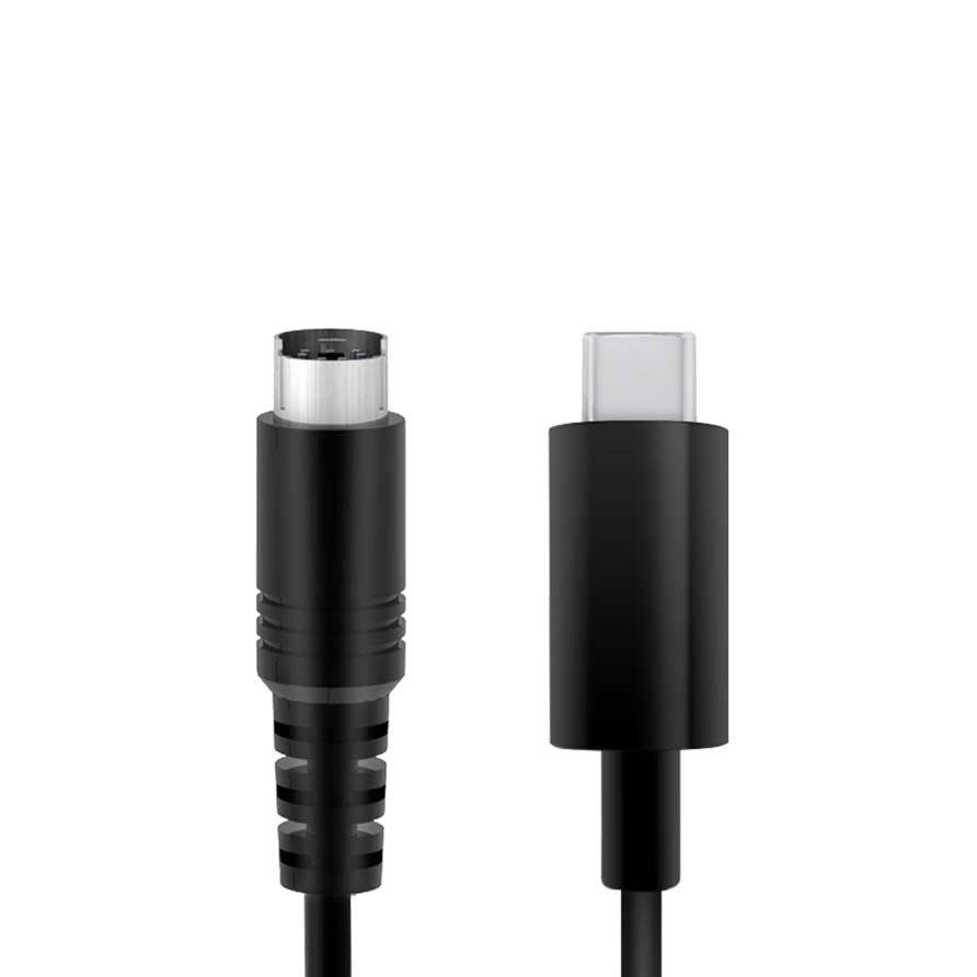 IK Multimedia USB-C to Mini-DIN Data Cable