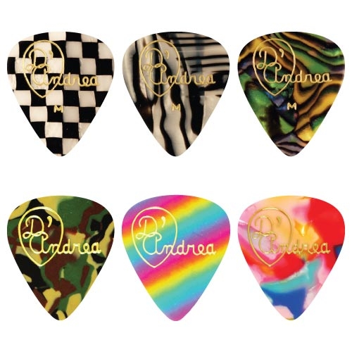 D'Andrea Wild Celluloid Heavy Shell 351 Pick (1 Piece)