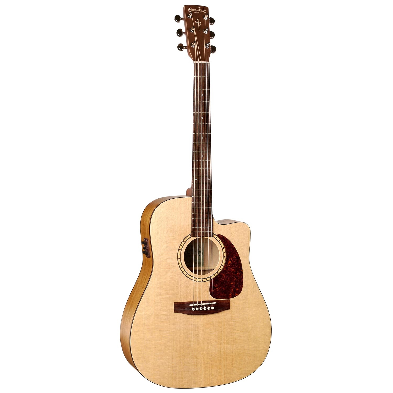Simon & Patrick Woodland Cutaway Spruce Natural A3T Electric - Acoustic Guitar