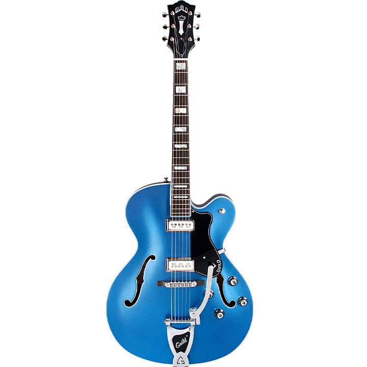 Guild X-175 Manhattan Special Vibrato Malibu Blue Electric Guitar