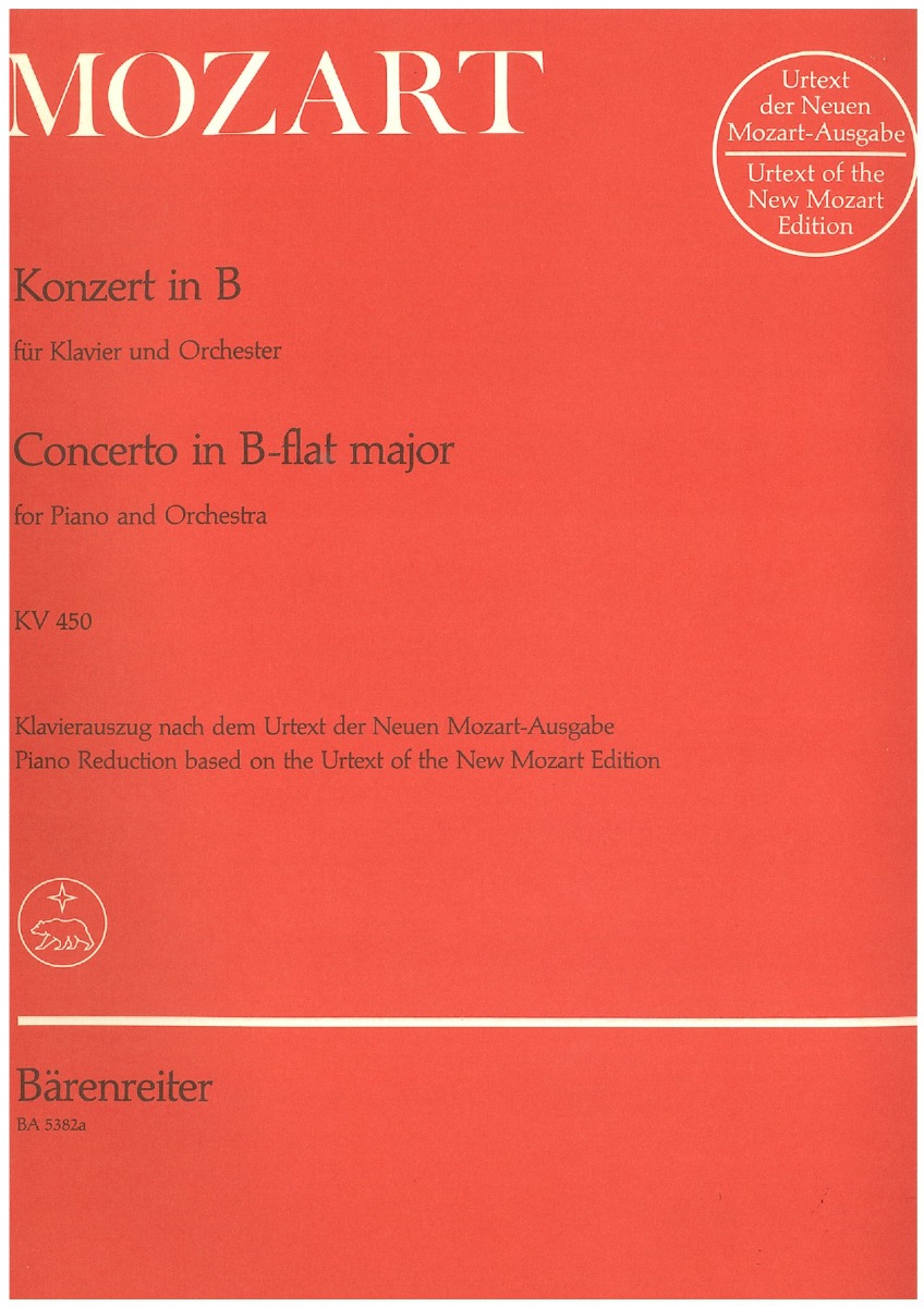 Mozart - Concerto for Piano & Orchestra n.15 in B-flat major K. 450