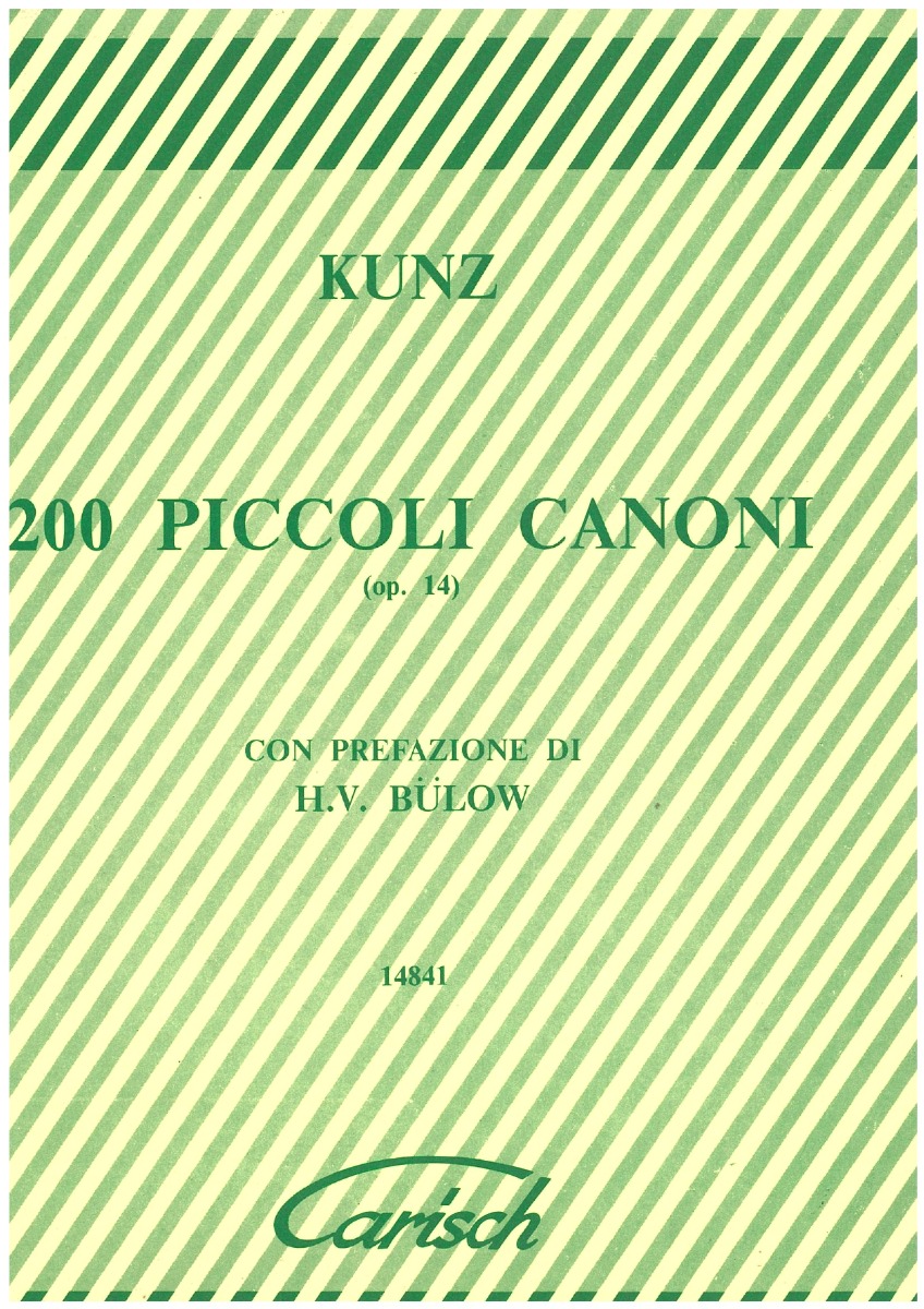 Kunz - 200 Piccoli Canoni Op.14