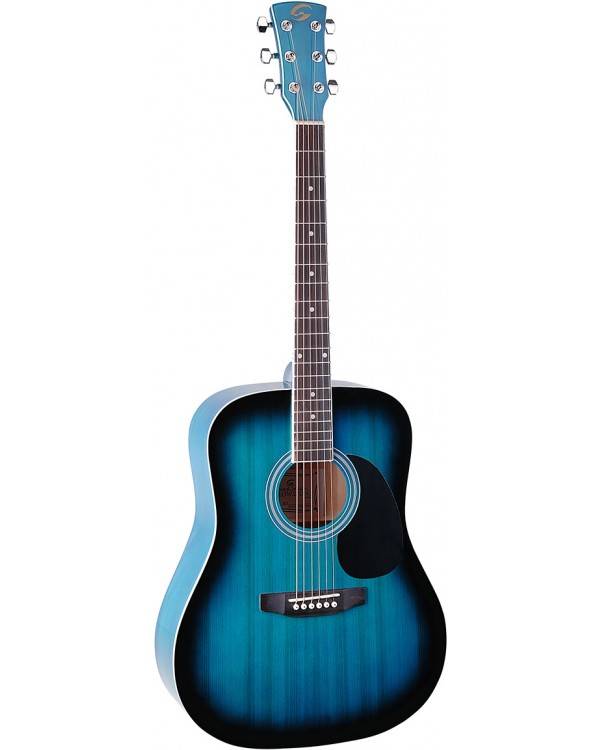 SOUNDSATION Yellowstone DN Blue Sunburst Acoustic Guitar