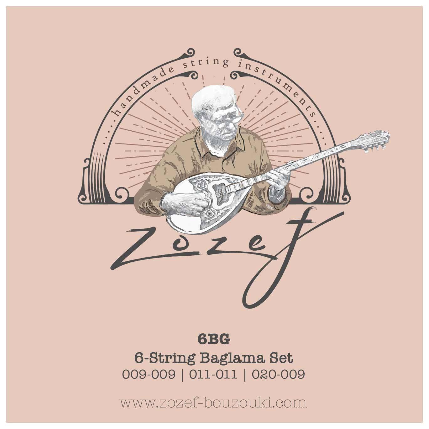 Zozef 6BG 009-020 Baglama String Set