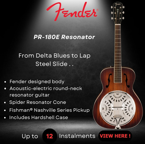 FENDER PR-180E Resonator EN