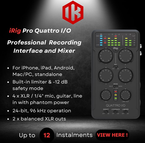 IK Multimedia iRig Pro Quattro I/O EN